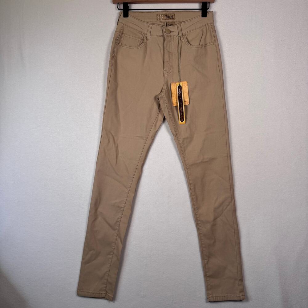 Hybrid & Company Womens Hyper Ultra Stretch Comfy Skinny Leg Work Casual Pants L